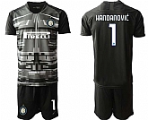 2020-21 Inter Milan 1 HANDANOVIC Black Goalkeeper Soccer Jersey,baseball caps,new era cap wholesale,wholesale hats